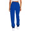 Women's Activewear Trouser Straight Leg Yoga Pants with Pocket Drawstring Lightweight Tracksuit Bottoms Gym Running Jogger Causal Bootcut Lounge Pant view 3