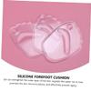 GLEAVI Silicone Forefoot Pads Design Gel Massage Cushion for High Heel Inserts Ball of Foot Pain Relief Pads Random Color view 2