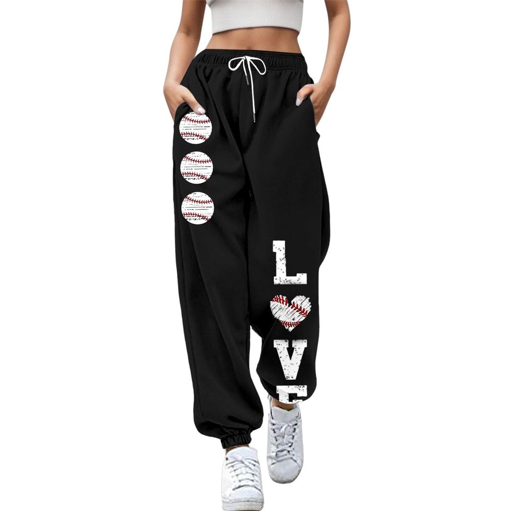 WILLBEST Women Soft Sports Gym Jogger Sweatpant Cuffed Elasticated High Waist Trousers Causal Exercise Track Sweat Jog Pants Jogging Bottom Lounge Wear