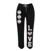 WILLBEST Women Soft Sports Gym Jogger Sweatpant Cuffed Elasticated High Waist Trousers Causal Exercise Track Sweat Jog Pants Jogging Bottom Lounge Wear view 2