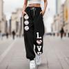 WILLBEST Women Soft Sports Gym Jogger Sweatpant Cuffed Elasticated High Waist Trousers Causal Exercise Track Sweat Jog Pants Jogging Bottom Lounge Wear view 3