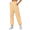 WILLBEST Women Stretch Gym Sports Jogger Sweatpant Loose Elasticated Trouser Causal Workout Yoga Sweat Jog Pants Jogging Tracksuit Bottoms Loungwear view 1