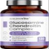 NaturesVits Glucosamine Sulphate and Chondroitin High Strength Supplement, 120 Capsules - with Turmeric and Vitamin C Complex - Arthritis and Joint Care for Women and Men to Assist with Pain Relief view 1
