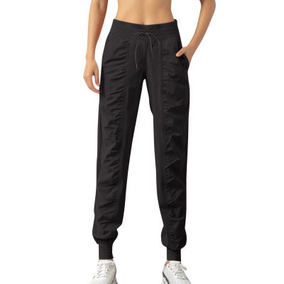 WILLBEST Women's Activewear Trousers Straight Leg Yoga Pants Drawstring Ladies Tracksuit Bottoms Gym Joggers Causal High Waist Lounge Sweatpant