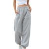 Womens Causal Oversized Comfort Jogging Sport Joggers Sweatpants Harem Trouser with Pockets Running Exercise Cycling Pants Tracksuit Bottoms view 1