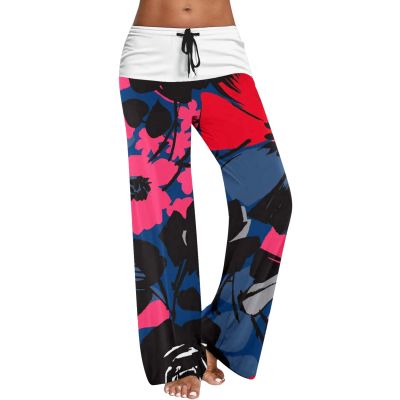 Women's Activewear Trouser Straight Wide Leg Yoga Pants Drawstring Lightweight Tracksuit Bottoms Gym Sport Jogger Causal Slim Fit Lounge Pant