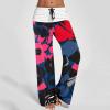 Women's Activewear Trouser Straight Wide Leg Yoga Pants Drawstring Lightweight Tracksuit Bottoms Gym Sport Jogger Causal Slim Fit Lounge Pant view 2