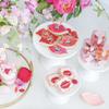 24 Pack Valentine's Day Cupcake Toppers Glitter Be Mine XOXO Love You Cupcake Food Picks Valentine's Day Theme Wedding Bridal Shower Birthday Party Cake Decorations Supplies Rose Gold view 3
