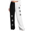 WILLBEST Women's Plain Sport Gym Jogger Sweatpant Straight Leg Elastic Waist Trousers Causal Athletic Workout Tracksuit Pants Jogging Bottom Lounge Wear view 4