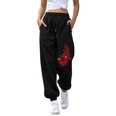 Women's Activewear Trouser Straight Wide Leg Yoga Pants with Pockets Soft Tracksuit Bottoms Sport Joggers Causal Plain Lounge Sweatpant