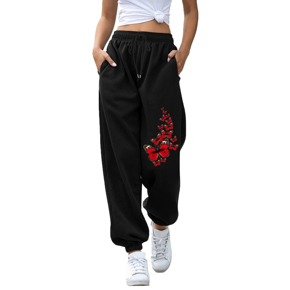 Women's Activewear Trouser Straight Wide Leg Yoga Pants with Pockets Soft Tracksuit Bottoms Sport Joggers Causal Plain Lounge Sweatpant