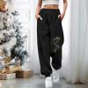 Women Causal Baggy Plain Jogging Sport Jogger Sweatpants Loose Trousers with Pockets Training Lounge Pants Tracksuit Bottoms view 2