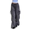 Women Activewear Trousers Straight Leg Yoga Pants with Pockets Lightweight Tracksuit Bottoms Running Fitness Workout Joggers Causal Plain Lounge Pant view 1