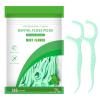 100 Pieces Dental Floss, Dental Floss, Dental Arch with Handle, Mint Smell, Hygienic and Portable, for Teeth Cleaning, Oral Care, Fresh Breath view 1