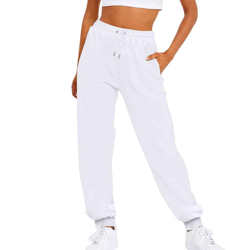 Sport Pants for Women Running Joggers Causal Athletic Training Sweatpant Stretch Elasticated Waist Trouser Jogging Bottom with Pockets