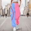 WILLBEST Women Activewear Trousers Straight Leg Yoga Pants Drawstring Lightweight Tracksuit Bottoms Sport Jogger Causal Cuffed Lounge Pants view 3