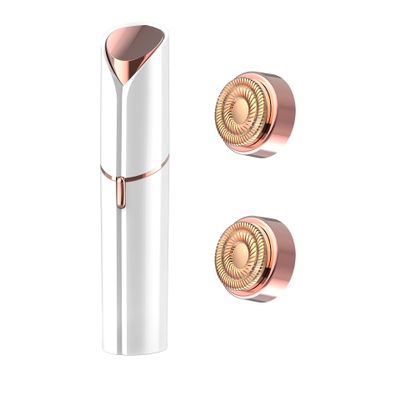 YzoTek Rechargeable Bikini Trimmer for Women - Mini Ladies Cordless Portable Electric Shaver, Painless Hair Removal for Legs Face Arms Armpit Bikini Area Body with 2 Extra Shaver Heads