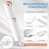 YzoTek Rechargeable Bikini Trimmer for Women - Mini Ladies Cordless Portable Electric Shaver, Painless Hair Removal for Legs Face Arms Armpit Bikini Area Body with 2 Extra Shaver Heads view 4