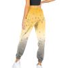 Womens Activewear Trousers Straight Wide Leg Yoga Pants with Drawstring Loose Fit Tracksuit Bottoms Jogging Running Fitness Jogger Causal Elasticated Waist Lounge Pants view 2