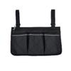 RUVANE Wheelchair Side Bag with Large Cup Holder | Larger Sized, Side Bags to Hang on Side with Bright Line Waterproof Fits Walkers, Scooters (Black) Star of Light view 1