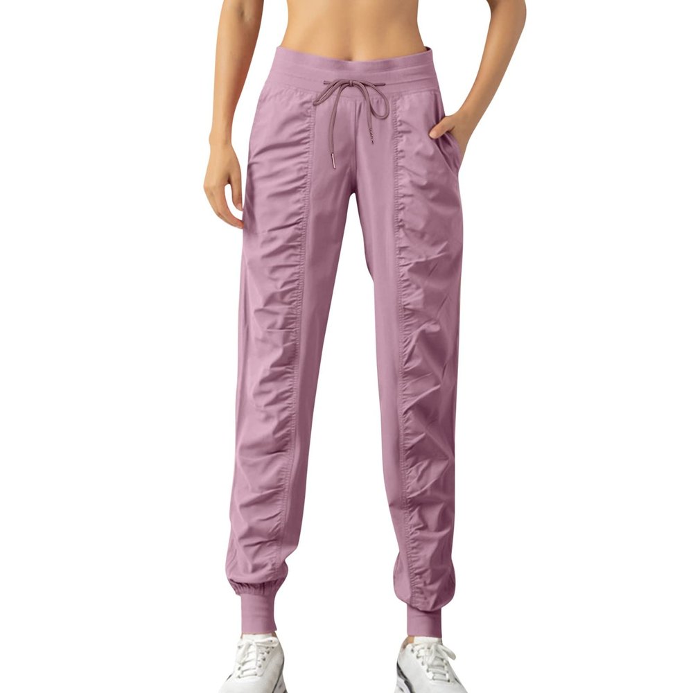 WILLBEST Women Lounge Sport Gym Joggers Sweatpants Tapered Leg High Waisted Trousers Causal Running Yoga Sweat Jog Pants Jogging Bottoms Activewear