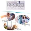 FreshCart Basics 5 Pairs Contact Lens Case Eye Contact Lens Box Women Travel Contact Lenses Case Soak Container Lenses Box for Beauty Pupil view 3