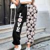 WILLBEST Joggers for Women Stretch Plain Jogging Bottom Lounge Elasticated High Waist Sweatpant Gym Running Yoga Trousers Yoga Pants Loungwear view 4