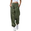 WILLBEST Womens Activewear Trousers Straight Leg Yoga Pants with Drawstring Comfort Tracksuit Bottoms Running Gym Workout Jogger Causal Cargo Lounge Sweatpants view 1