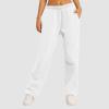 WILLBEST Women Activewear Trouser Straight Leg Yoga Pants with Drawstring Loose Fit Tracksuit Bottoms Workout Joggers Causal Bootcut Lounge Sweatpants view 3