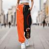 Womens Causal Baggy Cotton Jogging Sport Jogger Sweatpant Elasticated Waist Trouser with Pockets Yoga Gym Sweat Jog Pants Tracksuit Bottoms view 3