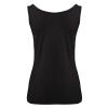 Gefomuofe Women's Sequin Tops Glitter Tops Sparkle Party Vest Sleeveless Tunic Vest Women's Sequin Tank Top, black, XXL view 4