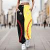 Womens Activewear Trousers Straight Wide Leg Yoga Pants Stretch Soft Tracksuit Bottoms Running Sport Jogger Causal Skinny Slim Fit Lounge Sweatpant view 3