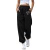 WILLBEST Womens Activewear Trousers Straight Leg Yoga Pants Pockets Soft Tracksuit Bottoms Running Sport Jogger Causal Elasticated Waist Lounge Sweatpant view 1