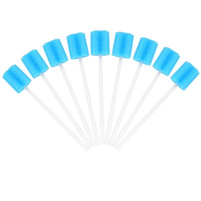 ACWOO Oral Care Sponge Swab, 100PCS Disposable Mouth Swab, Mouth Cleaning Swabs Sponge, Mouth Care Swab Sponge Stick, Tooth Mouth Cleaning Oral Care Tool Kit