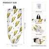 Yellow Vintages Lightning Bolts Plastic Bag Holder Reusable Bag Organizer Plastic Bag Dispenser Wall Mount Garbage Bag Holder Dispenser for Travelling view 3