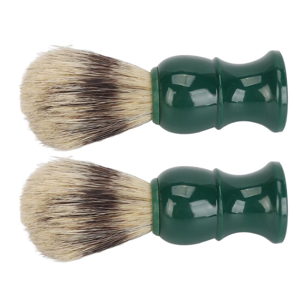 Men Shaving Brush, Wood Handle, Rich Foam, Soft Hair, Comfortable Grip, Easy to Cleanse, for Beard Trimming with Residue Removal