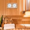 Gsycle Wood Thermometer Hygrometer, 2 in 1 Sauna Wooden Sauna Hygrothermograph Sauna Thermometer and Hygrometer for Indoor Outdoor Hotel view 3