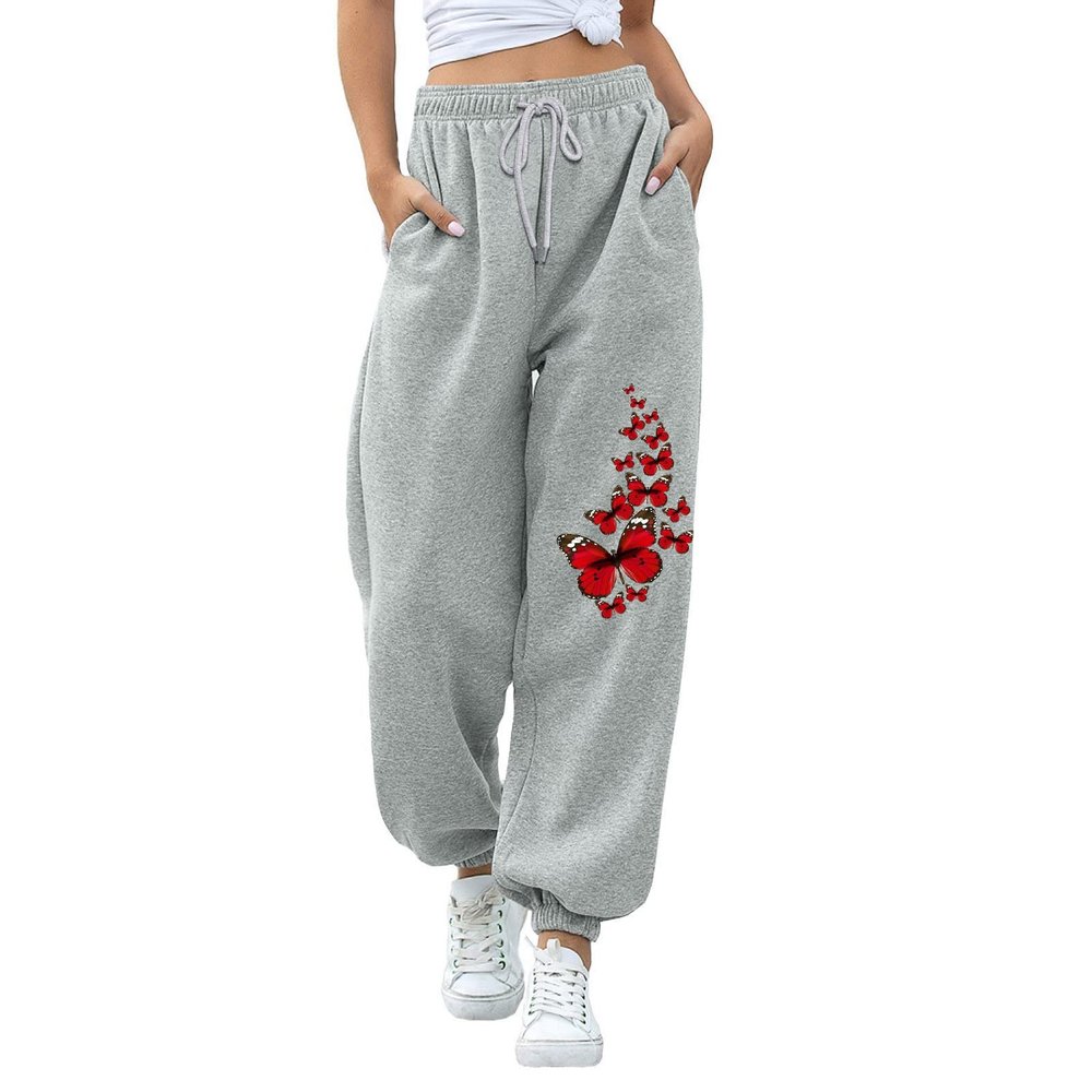 Women's Activewear Trouser Straight Wide Leg Yoga Pants with Pockets Ladies Tracksuit Bottoms Gym Jogger Causal High Waisted Lounge Pant