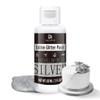 Edible Glitter - 60ml Metallic Cake Paint for Baking & Decorating - Food Grade Shimmer Art Paint for DIY Cookie, Fondant (Silver) view 1