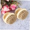 Angoily 2pcs Beard Cleaning Brush Portable Hair Brush Beard Care Accessory for Men Male and Hair Styling view 3