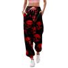 Women's Activewear Trouser Straight Wide Leg Yoga Pants Pockets Loose Tracksuit Bottoms Workout Jogger Causal Bootleg Lounge Sweatpant view 1