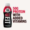 UFIT High 50g Protein Shake - MIXED CASE - No Added Sugar - Low in Fat - Ready to Drink - Pack of 9 x 500ml (Packaging May Vary) view 3