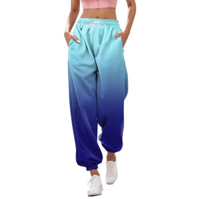 WILLBEST Women's Lounge Sports Gym Joggers Sweatpant Loose Fit Elasticated High Waist Trousers Causal Athletic Workout Track Sweat Jog Pants Jogging Bottom Loungwear