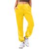 WILLBEST Women's Cotton Gym Sport Joggers Sweatpant Straight Wide Leg Elasticated High Waist Trousers Causal Running Exercise Cycling Lounge Pant Jogging Bottom Loungwear view 2