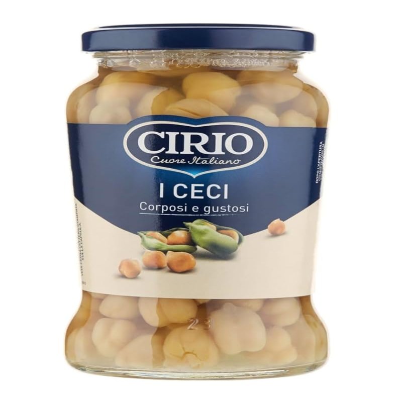 Cirio Chickpeas (Ceci Vaso Vetro) 370g - Pack of 3
