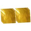 Zerodeko 400pcs Aluminium Foil Paper Wrapping Glossy Gold Paper Package for Packaging Candy Wrappers view 1