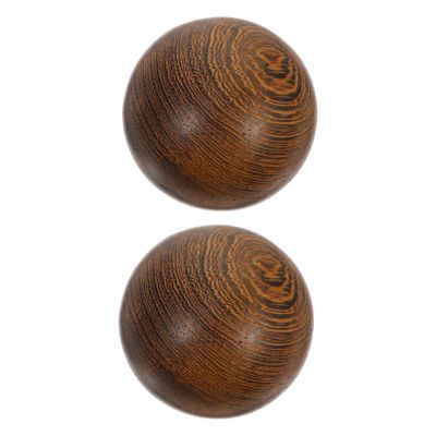 Gatuida Solid Wood Exercise Ball for Massage Tool Hand Massage Physio Ball Sphere Decors for Fitness and Relaxation