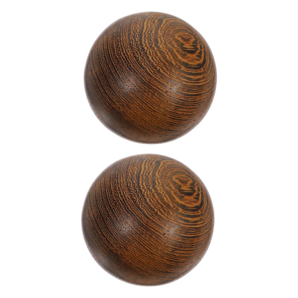 Gatuida Solid Wood Exercise Ball for Massage Tool Hand Massage Physio Ball Sphere Decors for Fitness and Relaxation