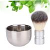 DOITOOL 2pcs Facial Cleaning Brush Men's Beard Brush Stainless Steel Bowl Grooming Kit view 4