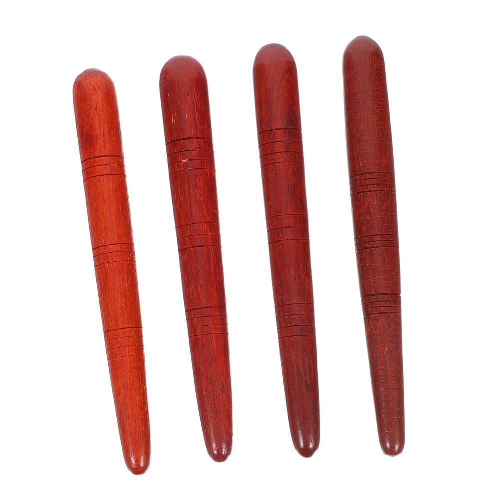 Healeved 12pcs Wooden Massage Stick for Body Massaging Lightweight Acupuncture Sticks Skin Care Massager for Self Massage and Trigger Point Relief